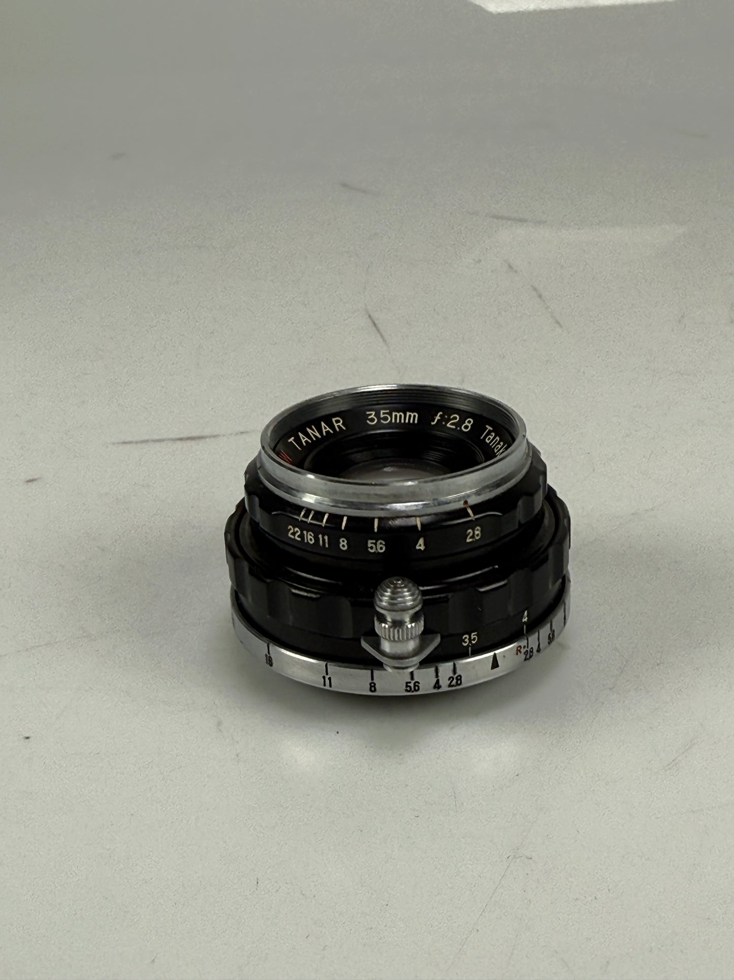 Tanar W Tanaka Kogaku 35mm f2.8 Lens for Leica LTM with case and finder