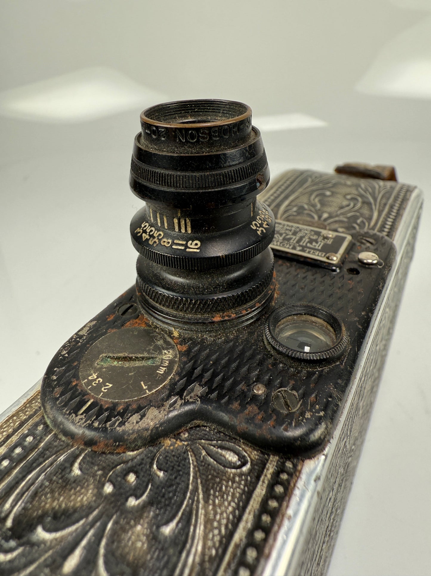 Bell & Howell Filmo Field Model Cine Camera with Taylor Hobson 20mm lens