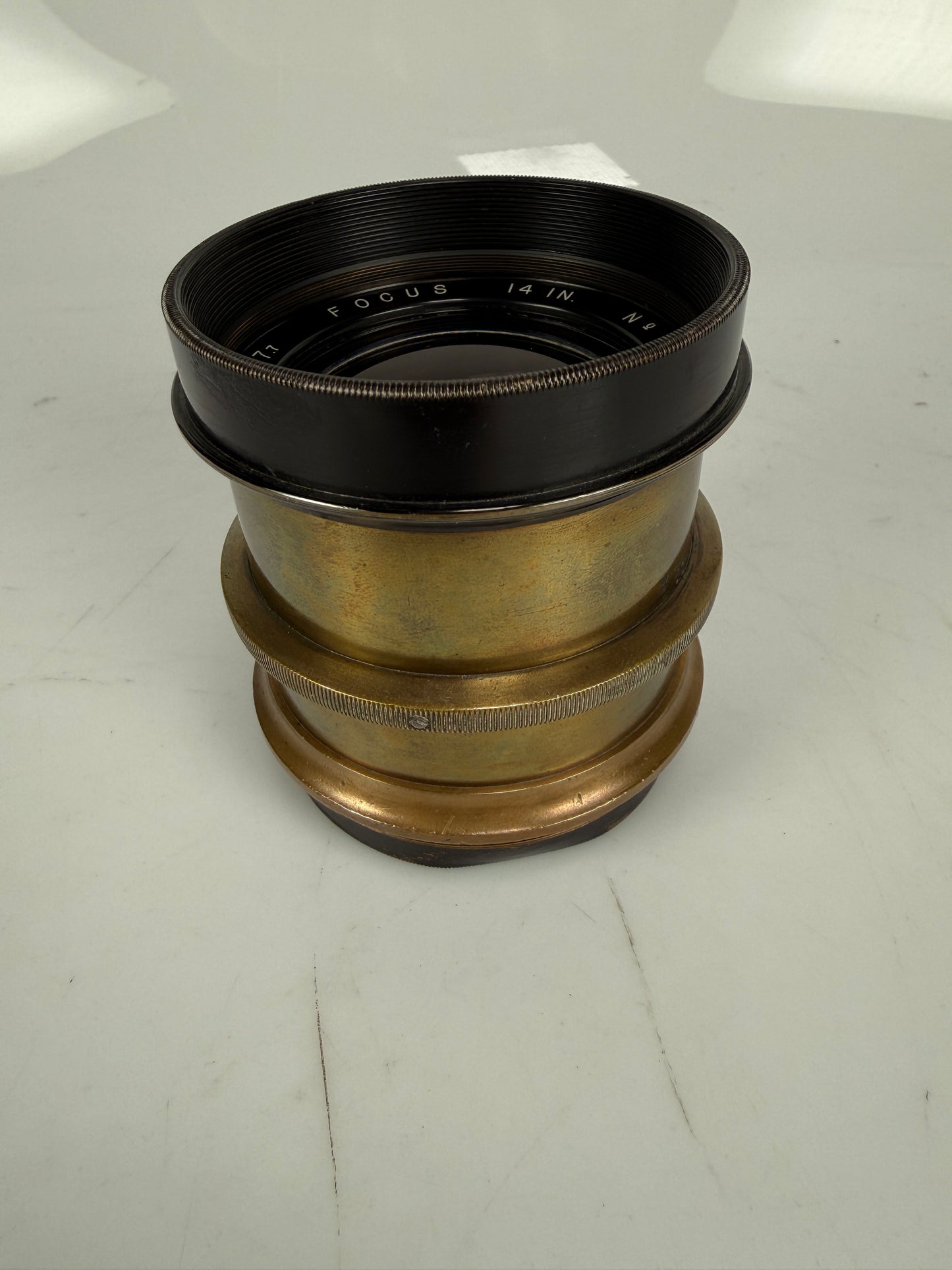 Goerz Dagor Focus 14 inch f7.7 Brass barrel Lens