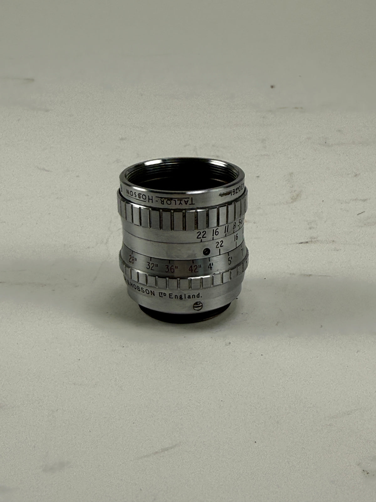 Bell & Howell Taylor Hobson 1 Inch 25mm f1.9 C-Mount 16 mm Cine Camera Lens