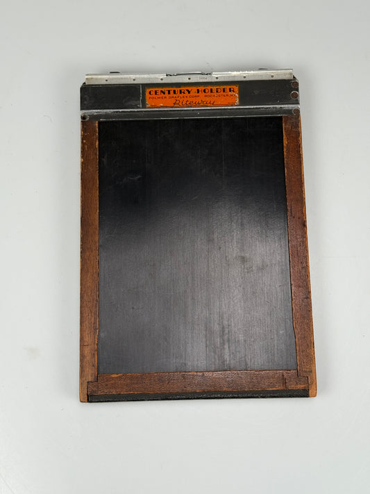 Riteway Century Holder 5x7 Film Holder with Darkslides folmer graflex