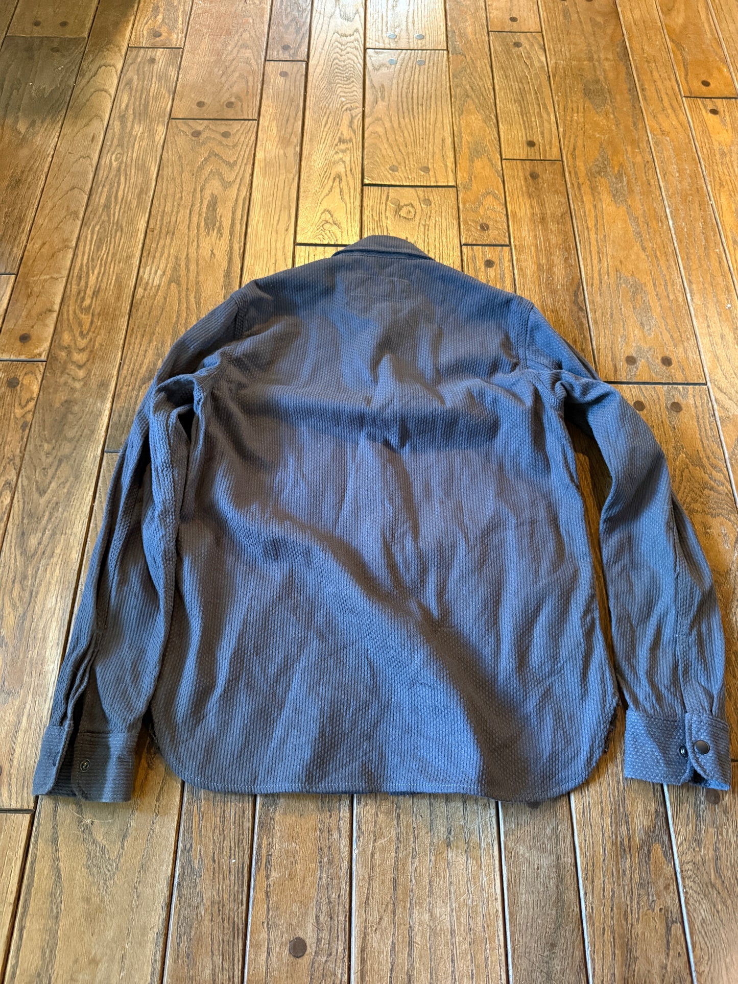 Rogue Territory RGT Service Shirt Jacket L Grey Sashiko Japanese Fabric