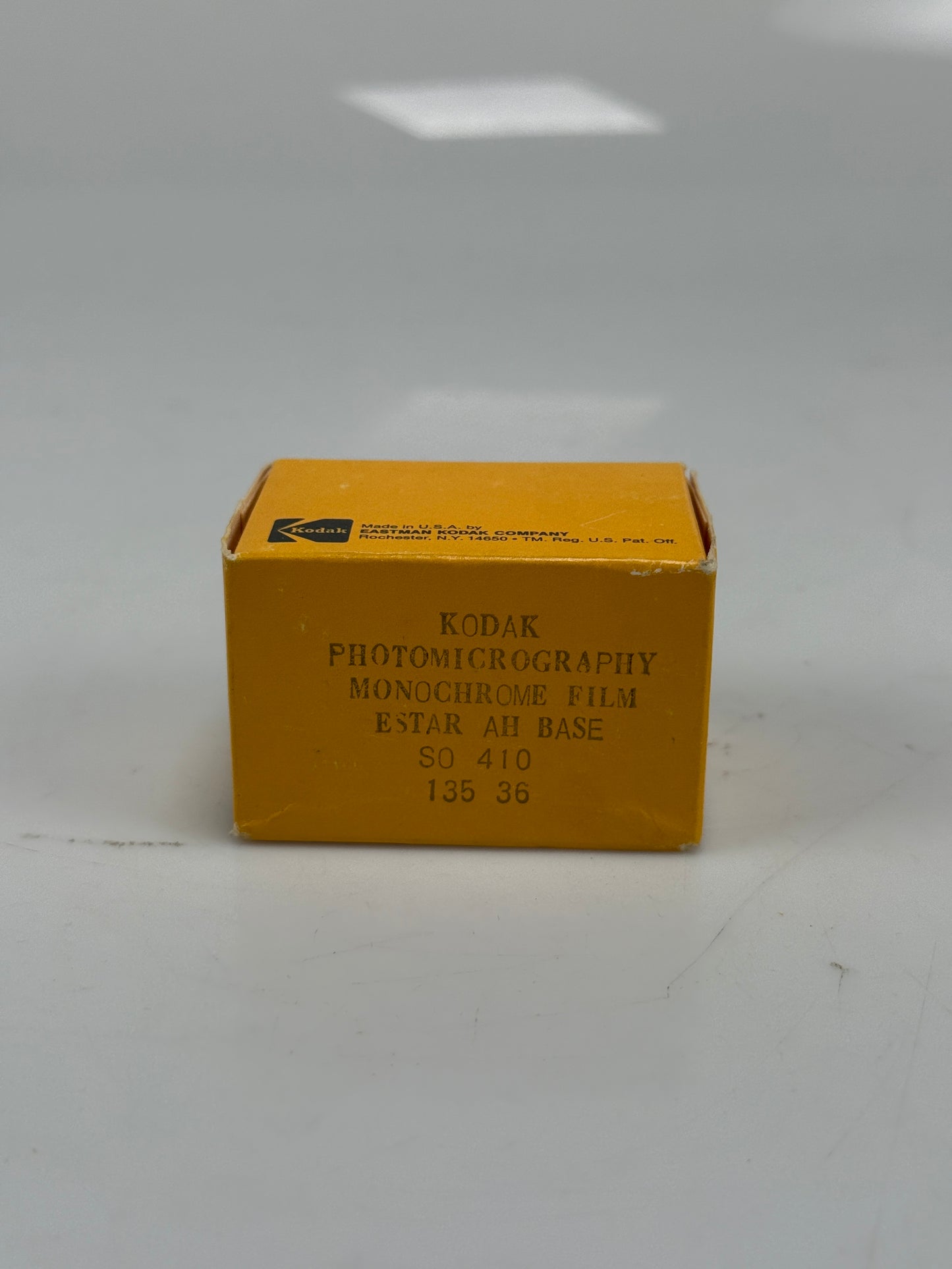 Kodak Photomicrography Monochrome Film 35mm 36exp SO 410