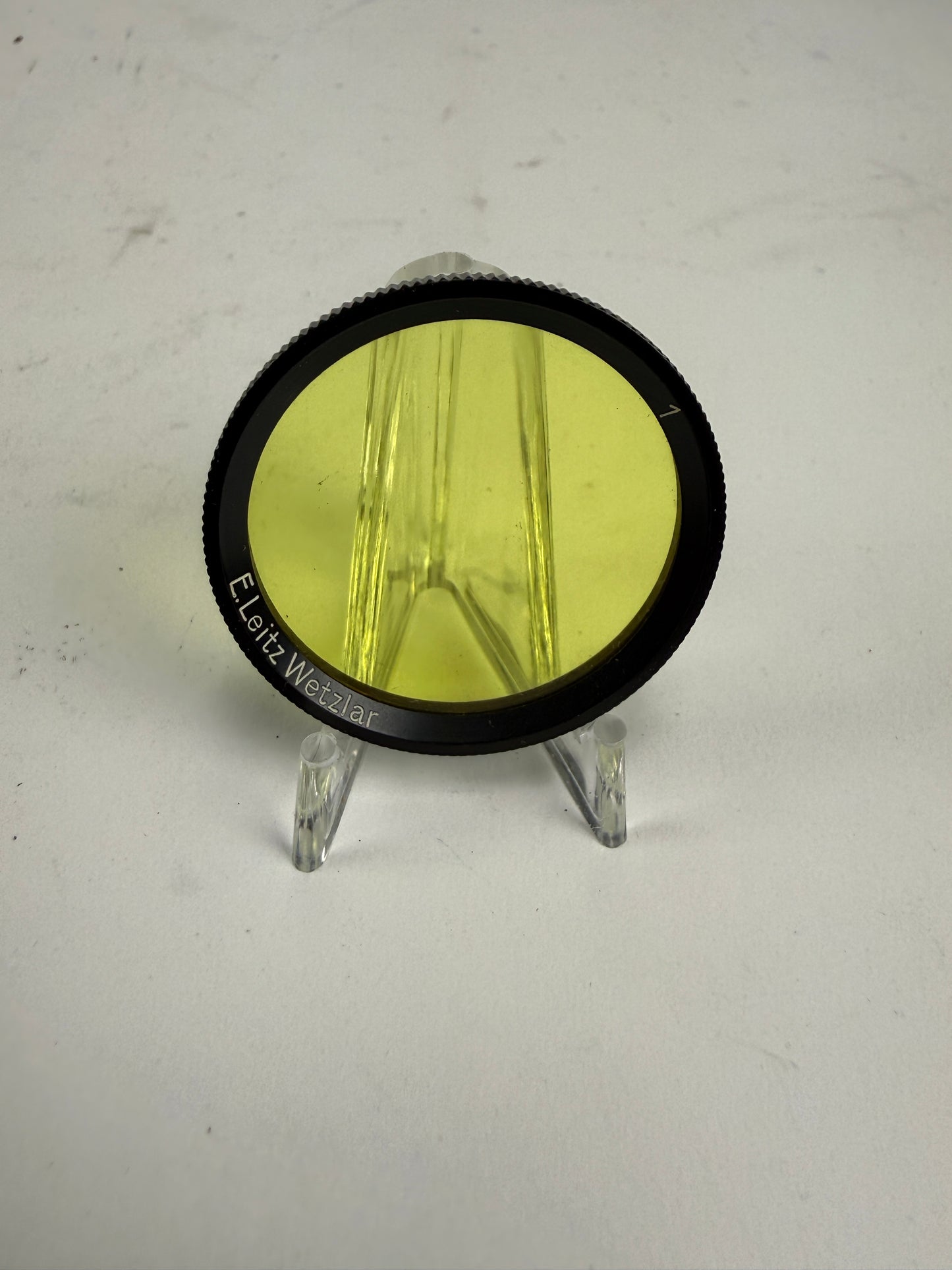 Leica leitz E34 34mm Black rim Yellow 1 Filter for 5cm summar