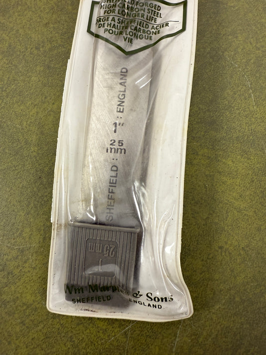 Vintage Marples sheffield M601 1'' 25mm Spoon Bit Wood Carving Chisel Tool