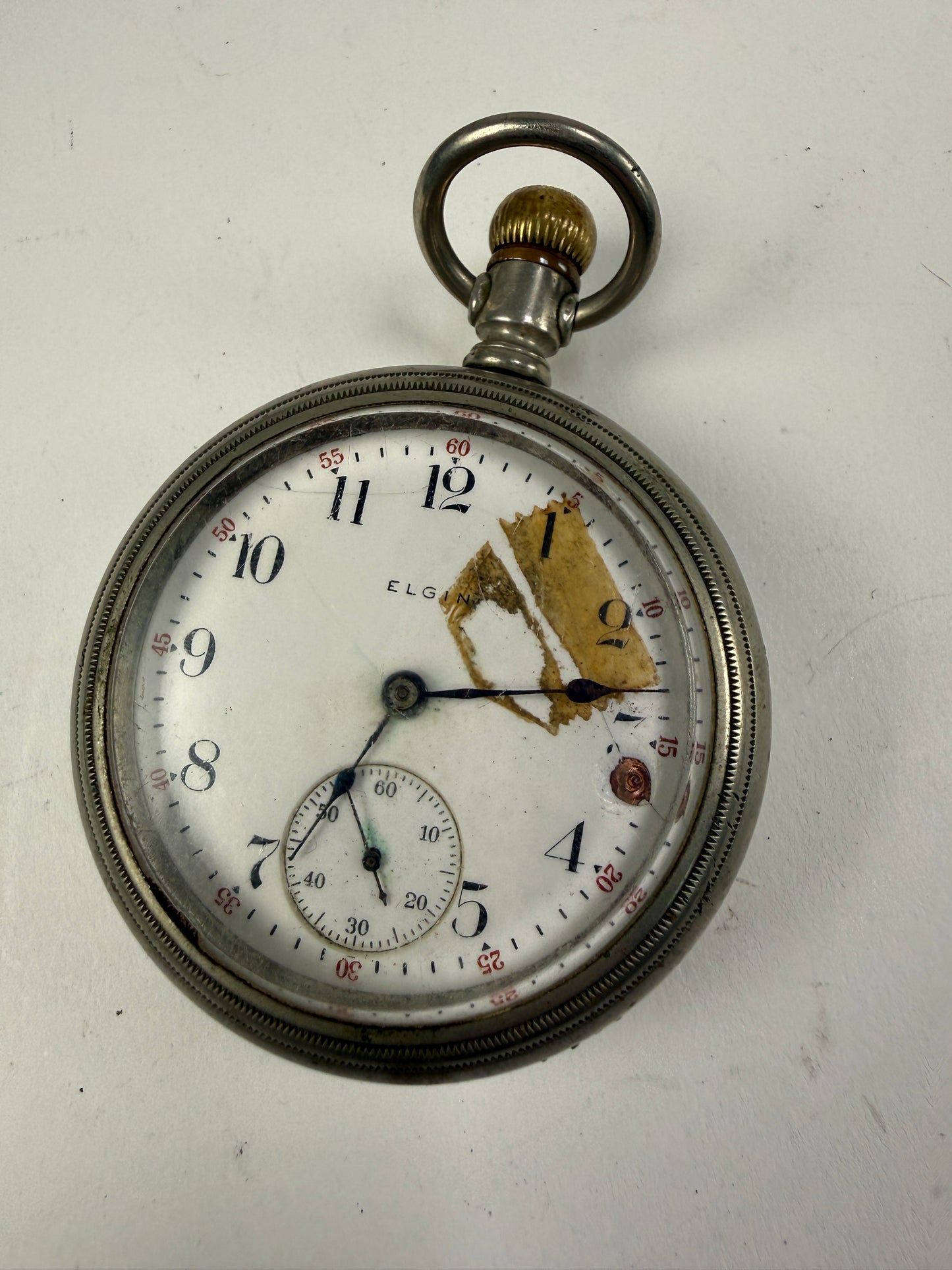 Elgin 1928 pocket watch 15J 15 jewels open face