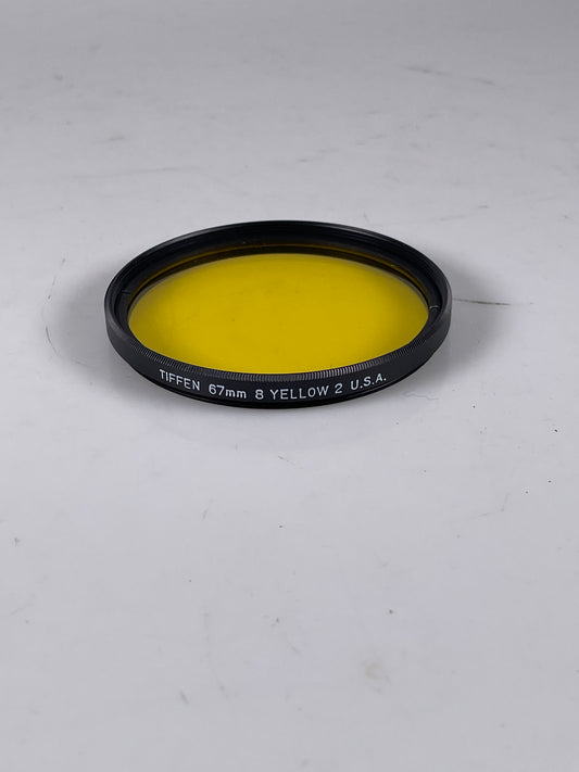 Tiffen 67mm 8 Yellow 2 Glass Filter
