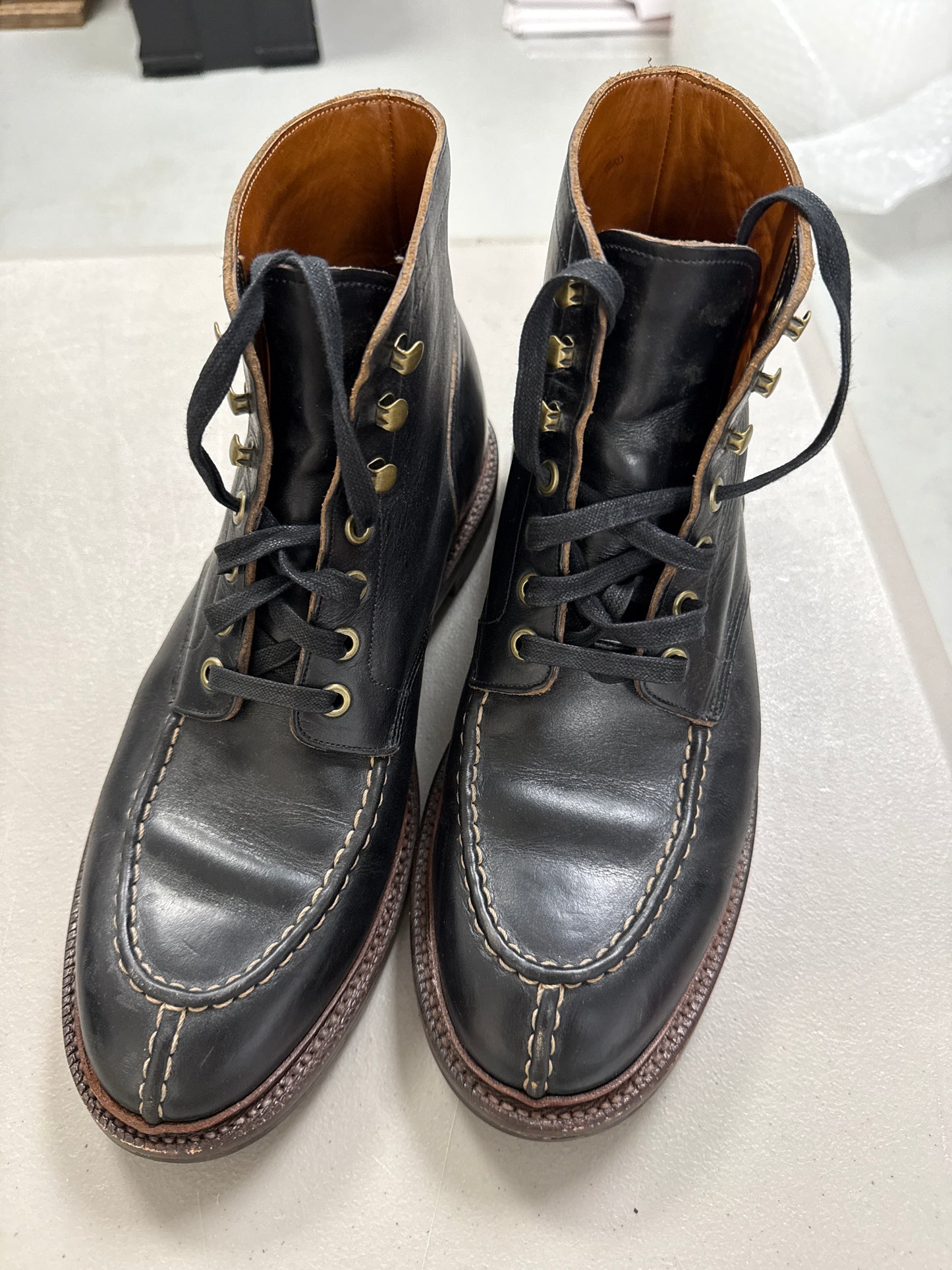 Grant Stone Ottawa Boots, Black Chromexcel, US 10.5D, Excellent Condition