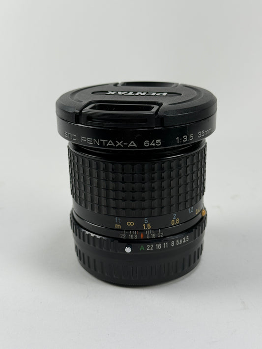 SMC PENTAX A 645 35mm F3.5 Wide Angle Camera Lens For 645 N NII