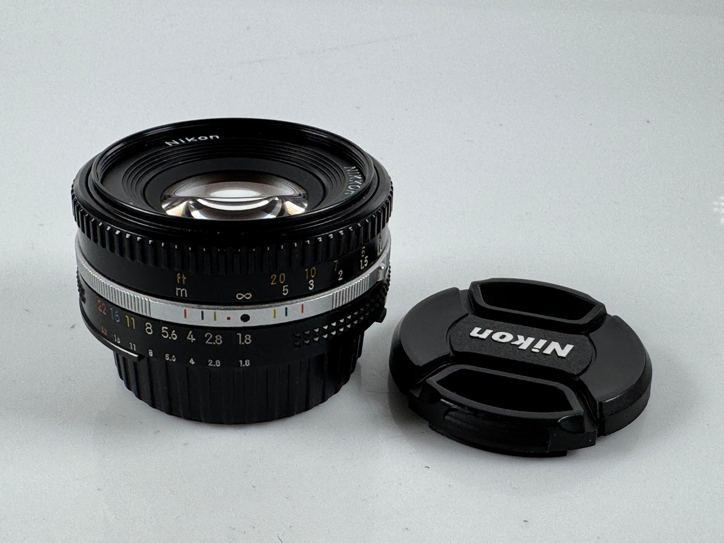 Nikon Nikkor Ai-s AIS 50mm f/1.8 Lens Prime Pancake SLR