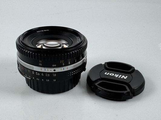 Nikon Nikkor Ai-s AIS 50mm f/1.8 Lens Prime Pancake SLR