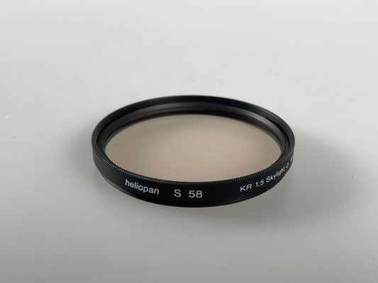 Heliopan S58 58mm KR 1.5 skylight -0 Made in Germany