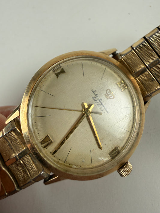 Vintage Jules Jurgenson 14k Solid Gold Manual Wind Watch