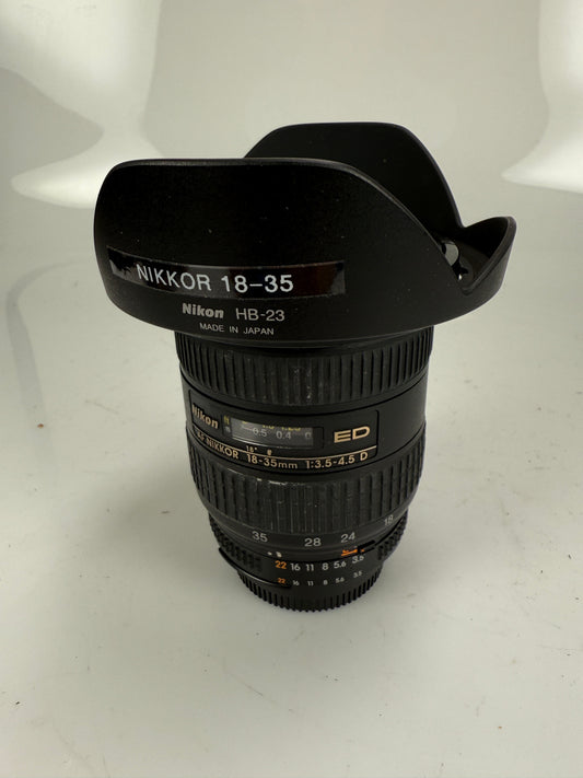 Nikon Nikkor AF 18-35mm f3.5-4.5 D ED IF ASPH Lens