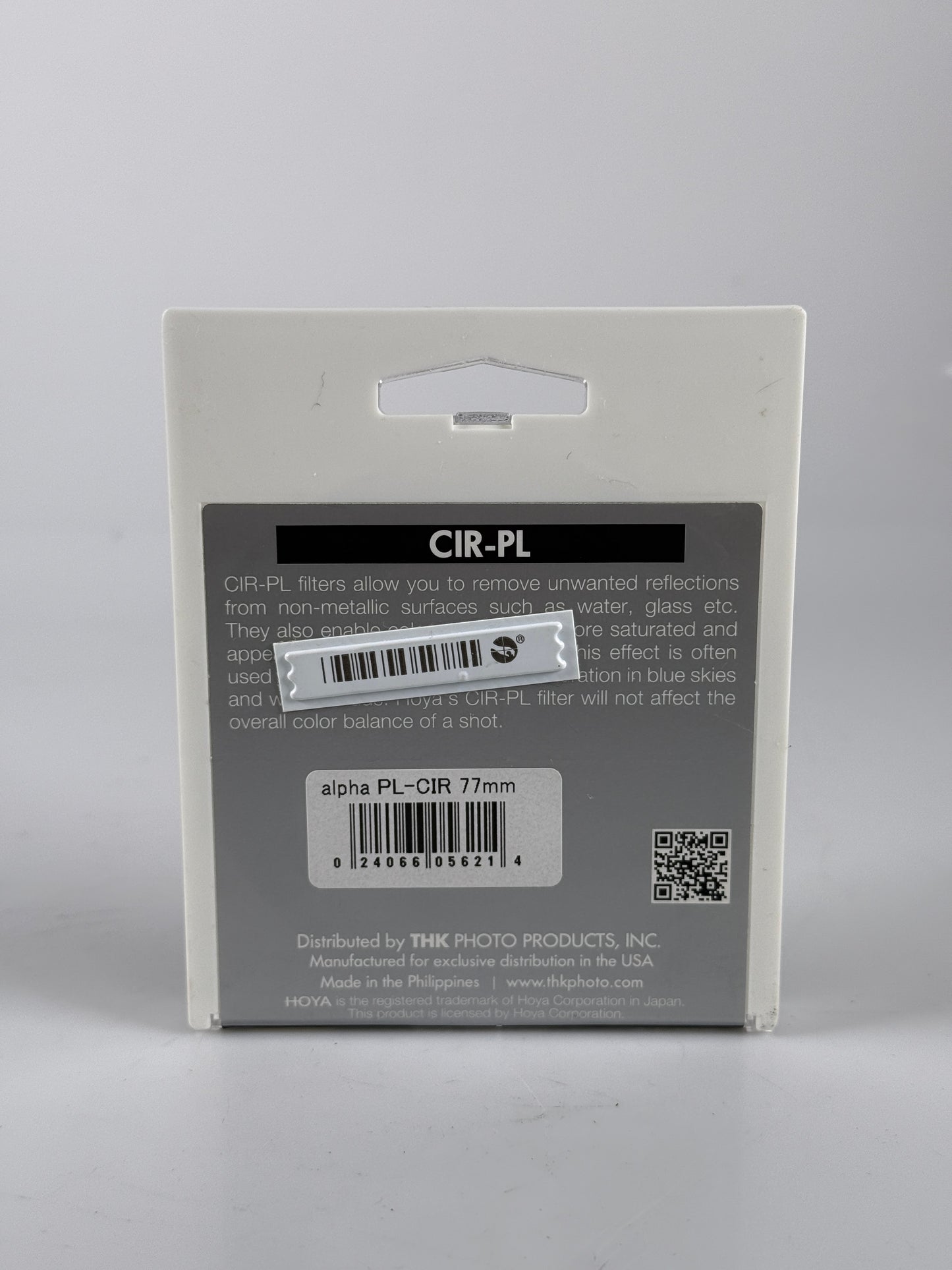 Hoya alpha CIR-PL 77mm Lens Filter circular polarizer