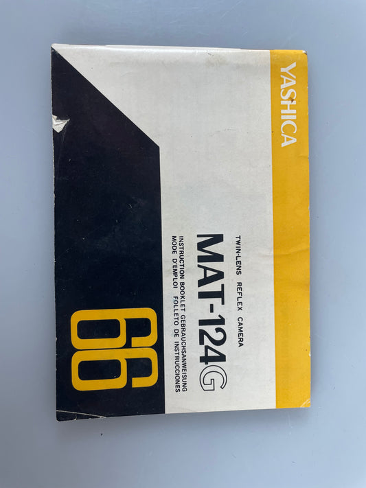 Yashica-Mat 124G Instruction Booklet,  Manual