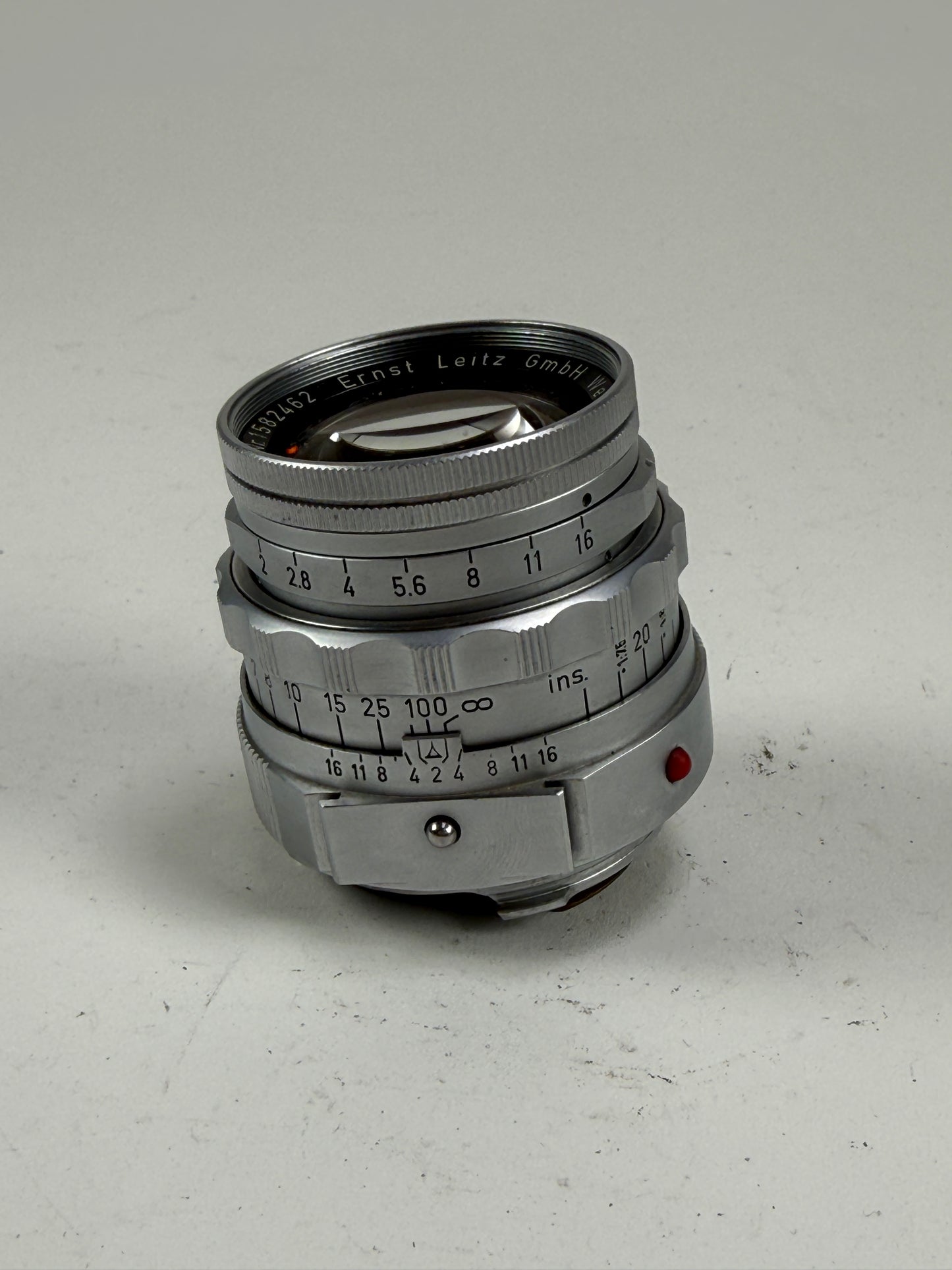 Leica Leitz Wetzlar Summicron-M 50mm F2 Dual Range DR f2 Lens Rigid