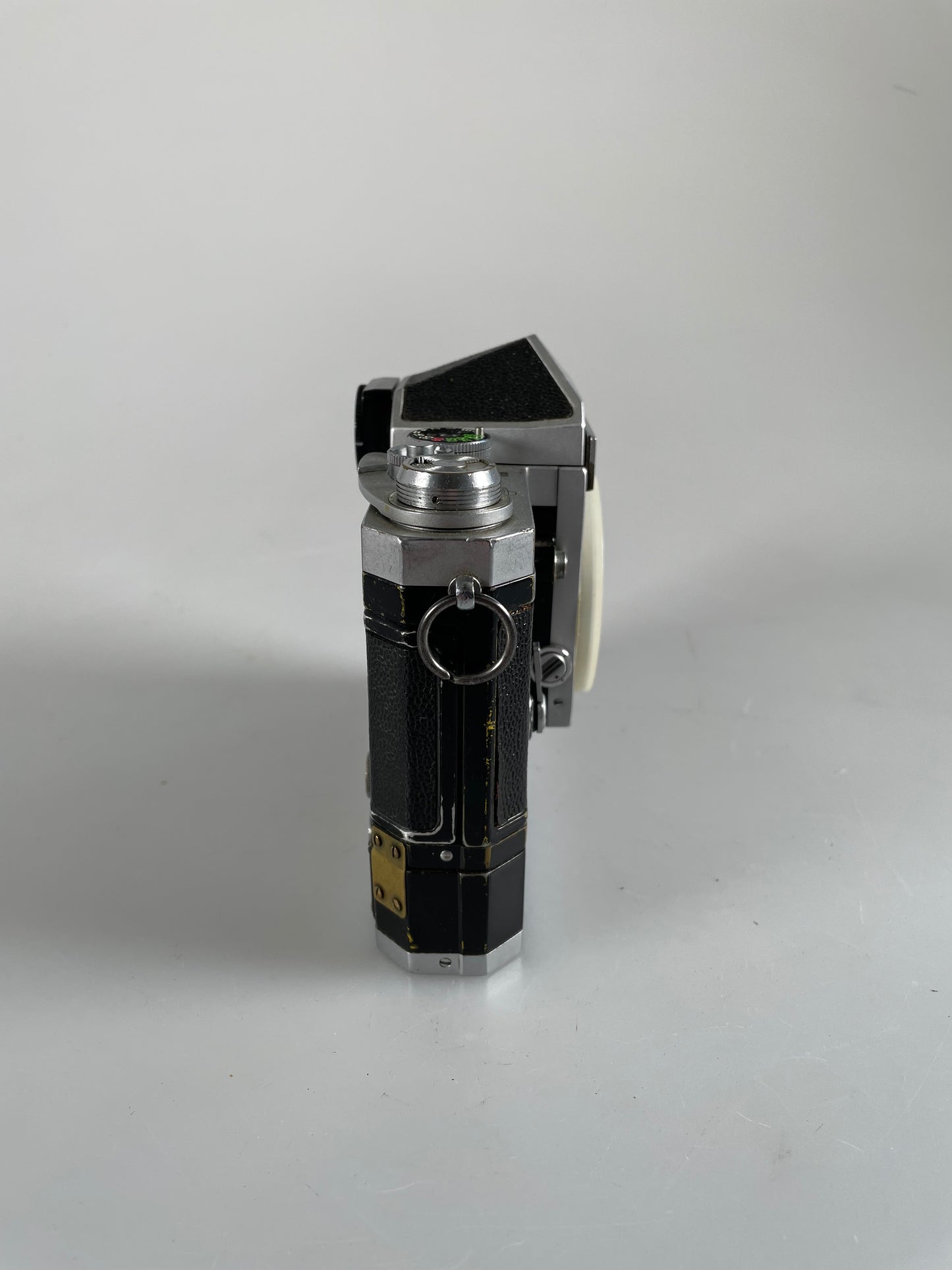 Nikon F Chrome body prism eyelever finder with F36 motor winder