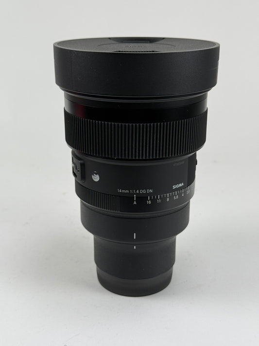 Sigma 14mm f1.4 DG DN Art Lens for Sony E mount