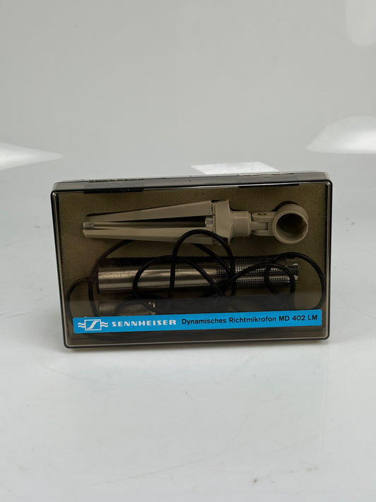 Vintage Sennheiser MD 402 LM Dynamic Cardioid Microphone Rare