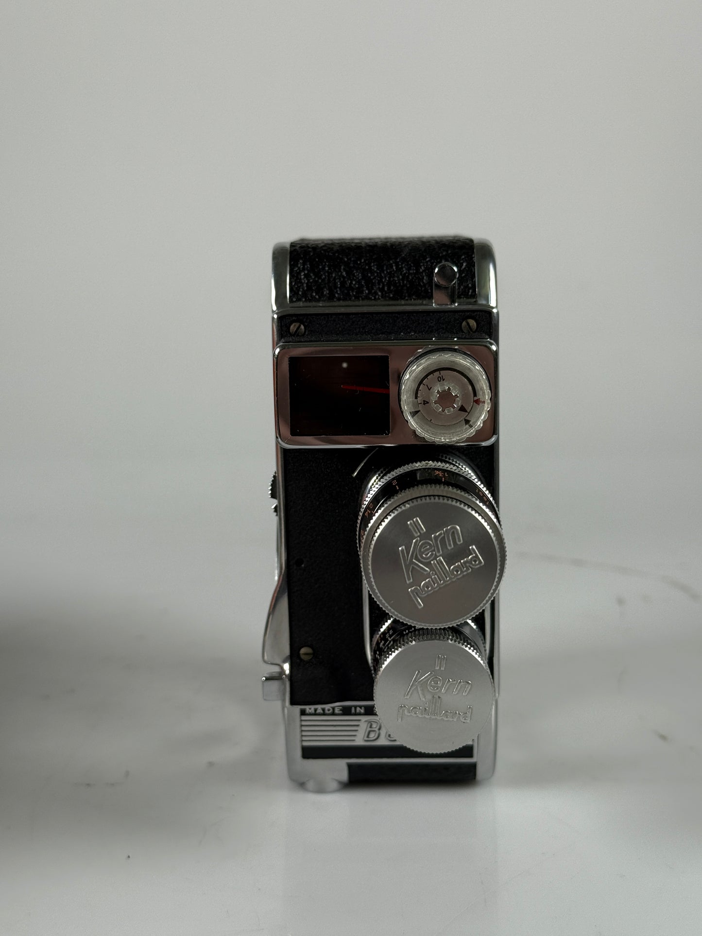 Paillard Bolex B8SL Double 8mm Movie Cine Film Camera w/ 13mm and 36mm Kern Yvar lens