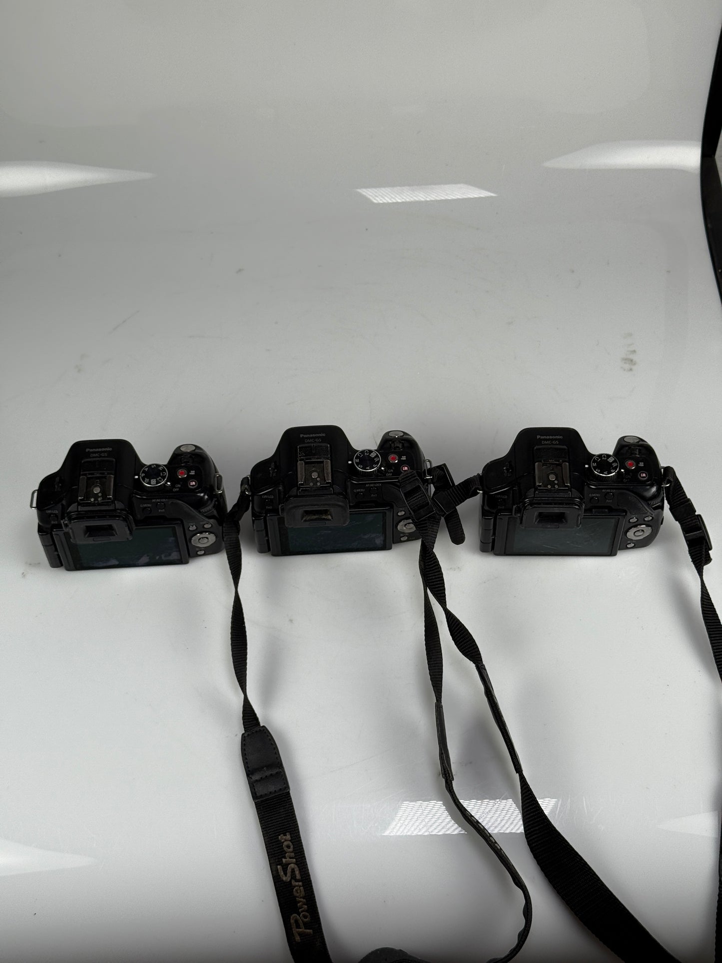 Panasonic Lumix DMC-G5 Mirrorless MFT Digital Camera Body lot of 3