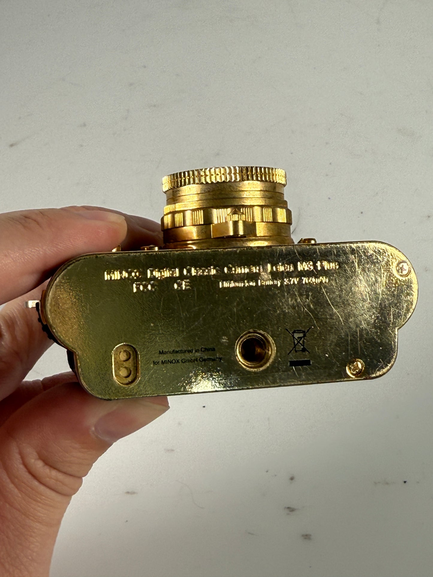 Minox Leica M3 Mini Digital Camera 5MP Classic Replica Gold edition RARE
