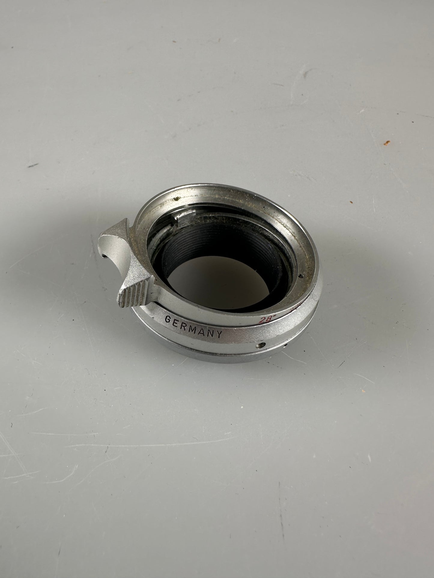 Leica 35mm f2 8 eight element lens parts lens mount and focusing ring