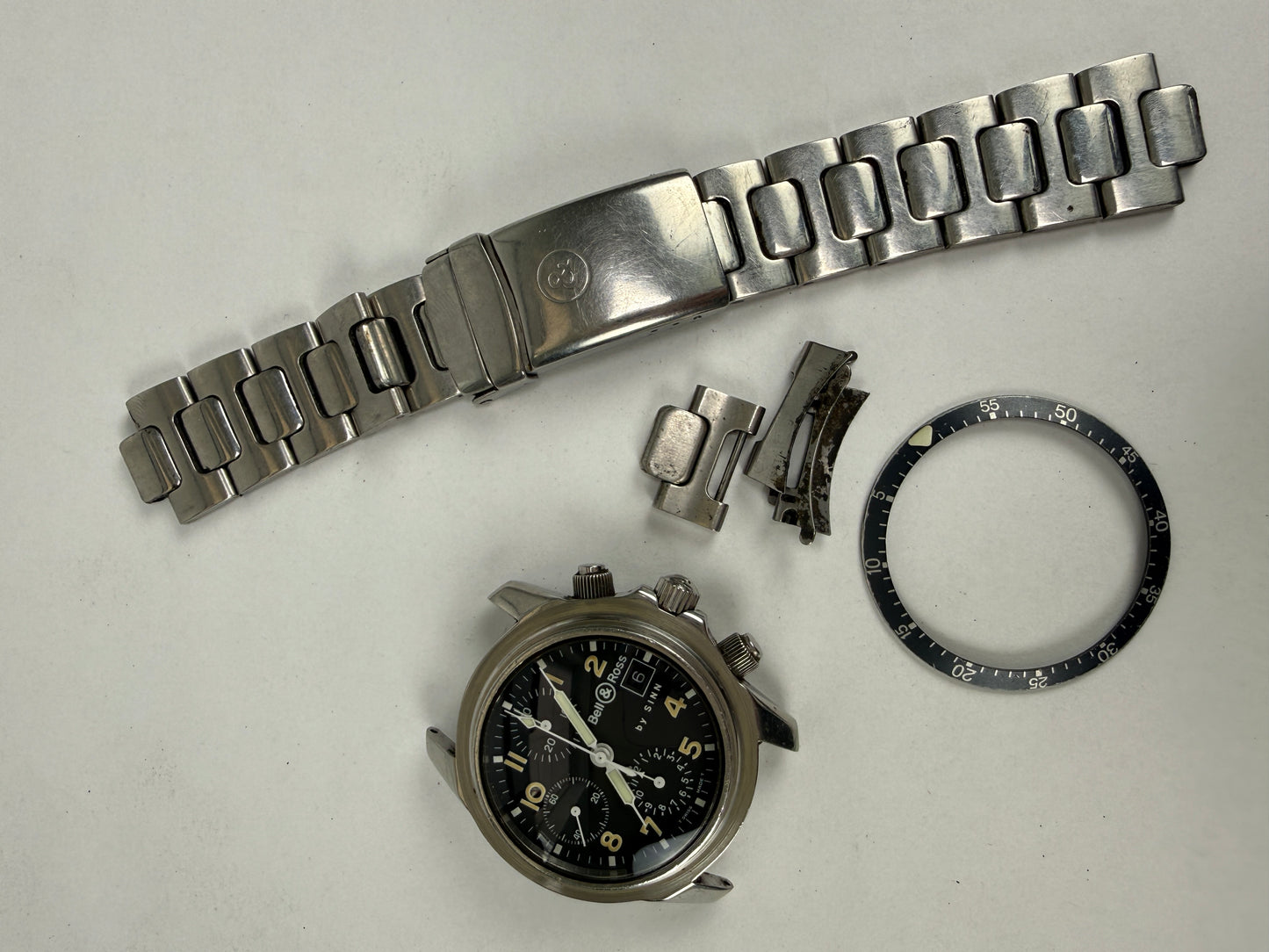 Sinn 103 Bell & Ross 7760 Chronograph Manual Wind 401 Movement Black