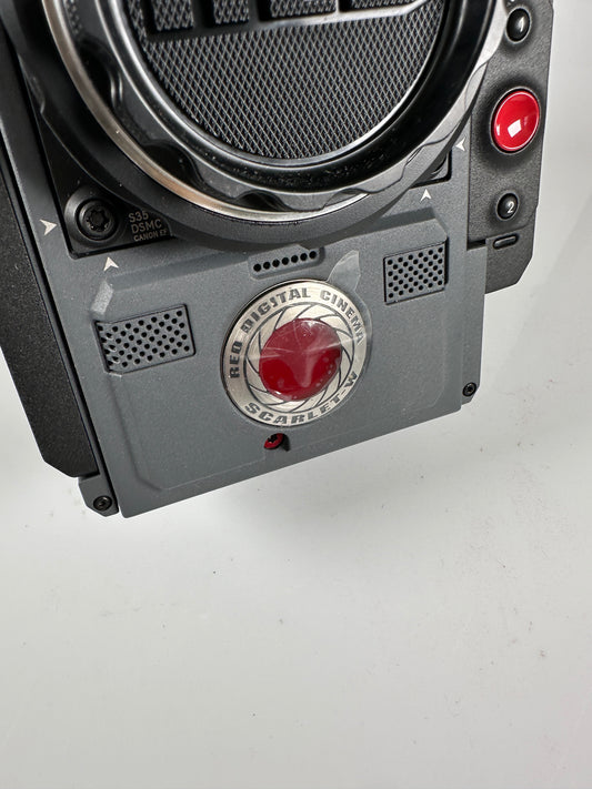 Red Scarlet-W Dragon 5K DSMC2 cinema camera S35 v-lock expander EF lens mount