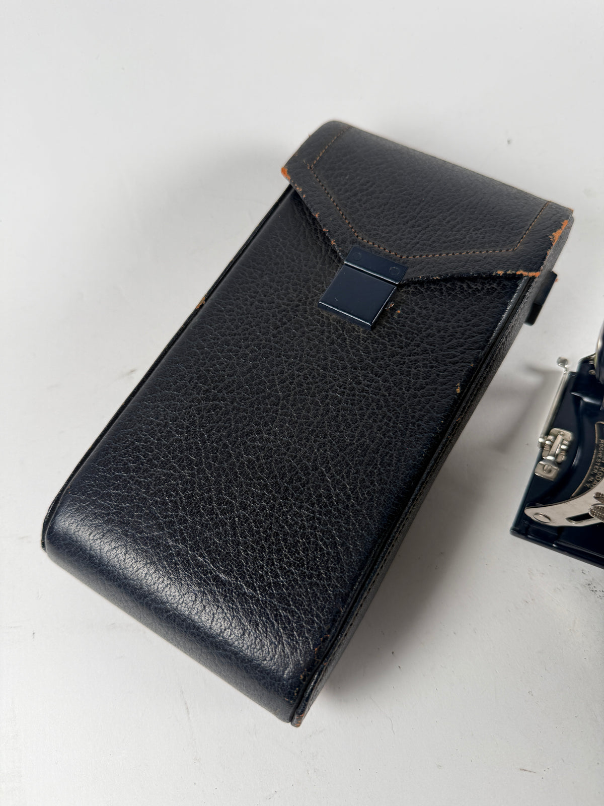 Kodak Folding Camera No 1A Series II Pocket Blue w/case