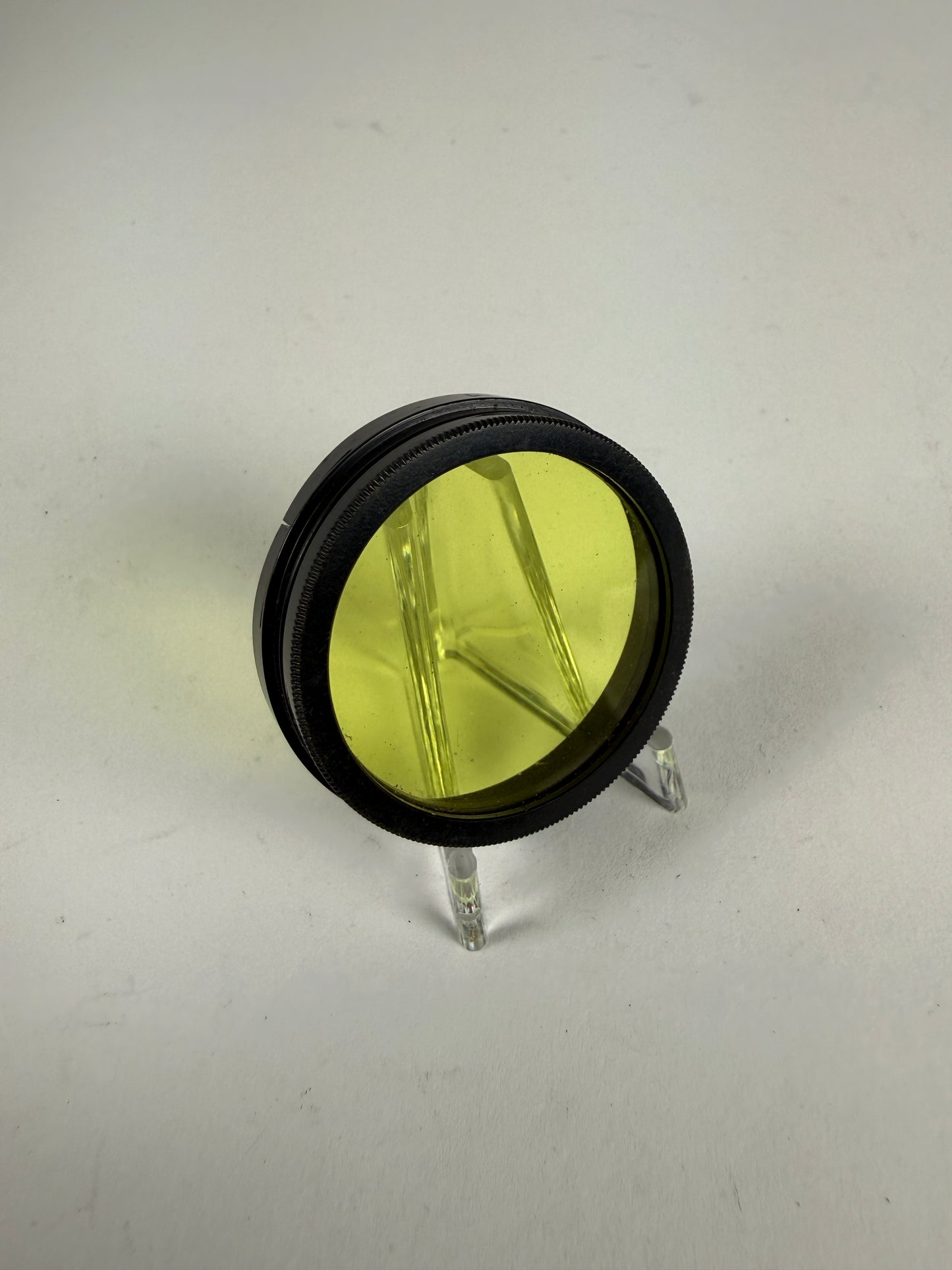 Leitz Leica Black A36 Yellow 1 Contrast Camera Lens Filter - Summitar push on 36mm