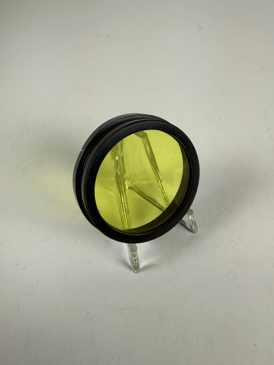 Leitz Leica Black A36 Yellow 1 Contrast Camera Lens Filter - Summitar push on 36mm