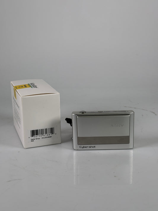 Sony Cybershot DSC-T20 8.1MP Digital Camera with 3x Optical Zoom Silver