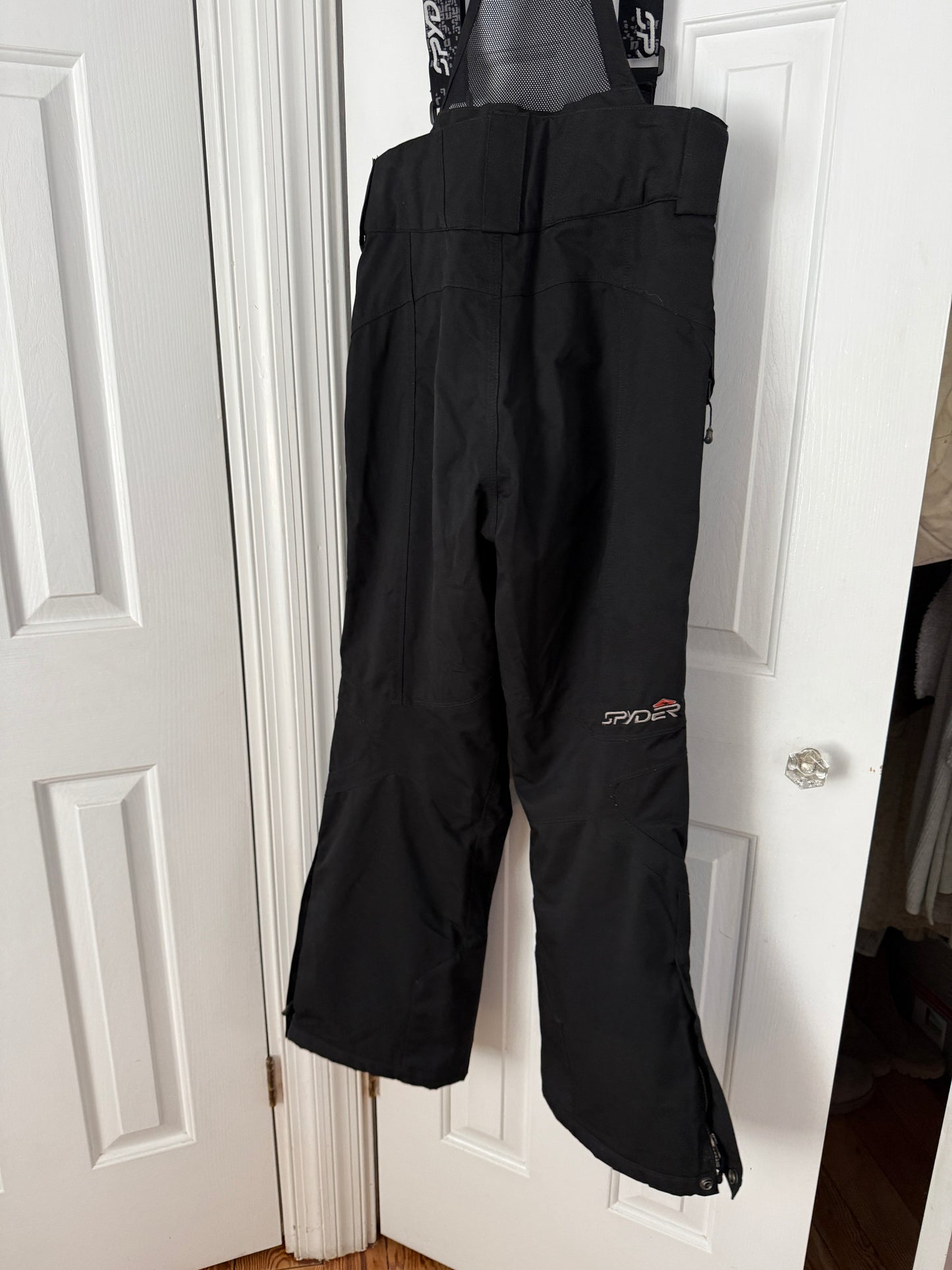SPYDER Men size Small Black Thinsulate Dermizax Ski Snowboard Pants used