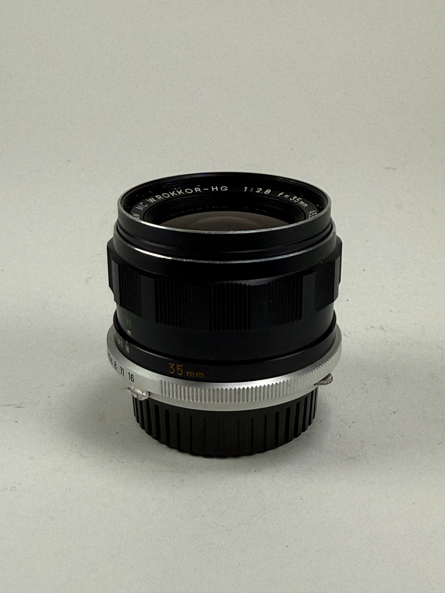 Minolta 35mm f2.8 MC W Rokkor-HG Lens 35/2.8