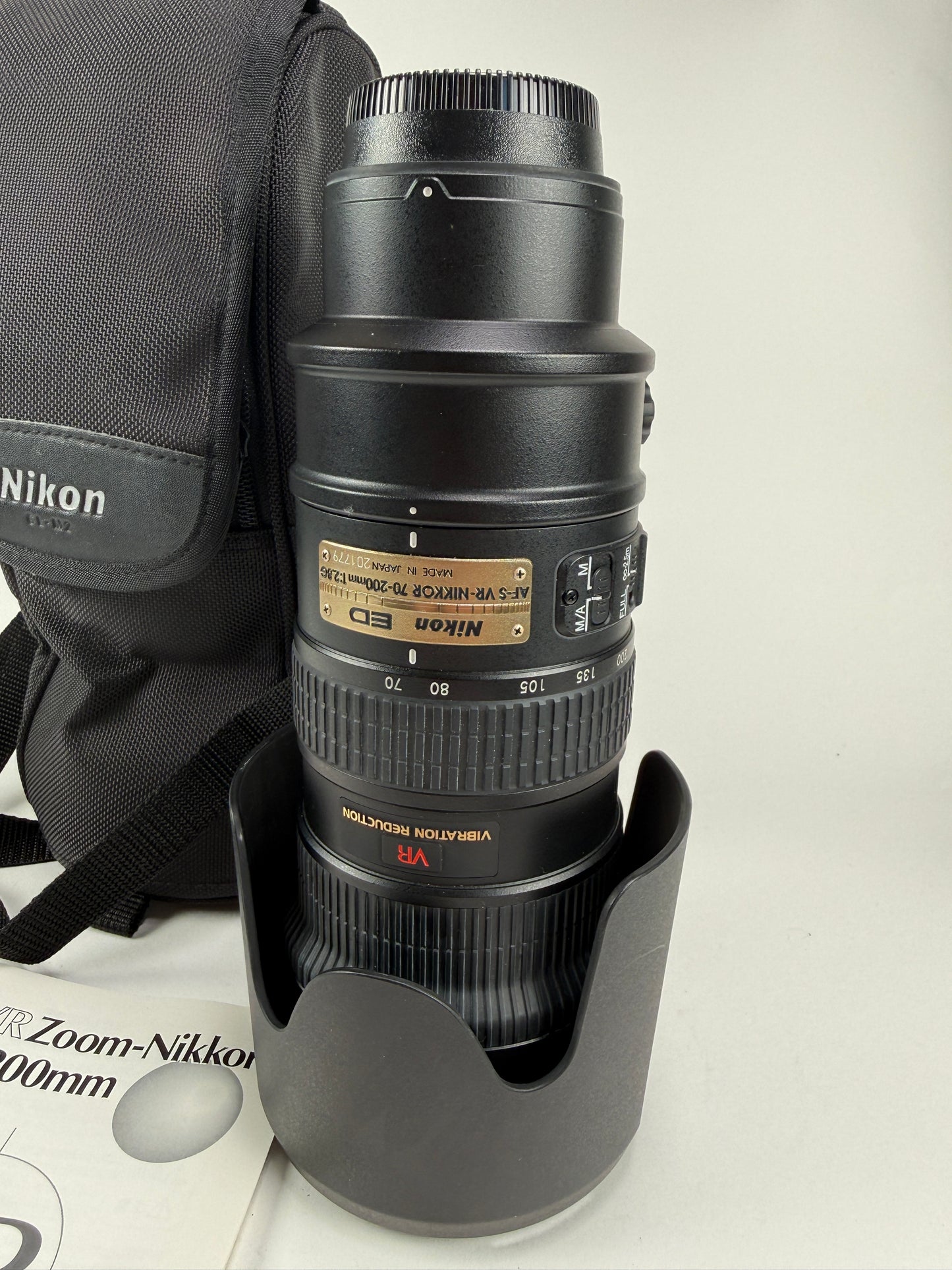 Nikon Nikkor AF-S 70-200mm f2.8 G ED VR Lens