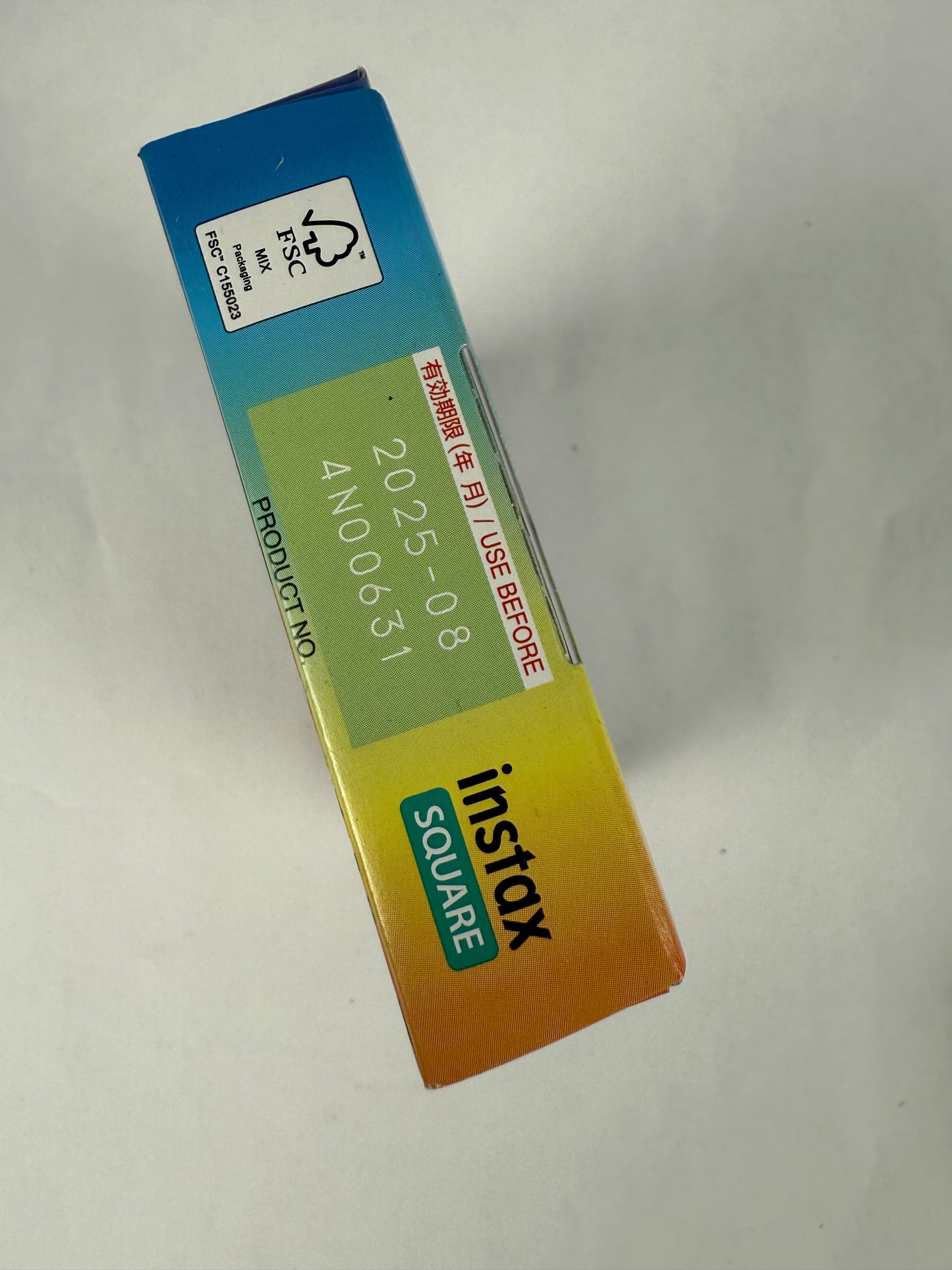 Fujifilm instax Square Instant Film 10 Exposures Rainbow Camera Paper 2025