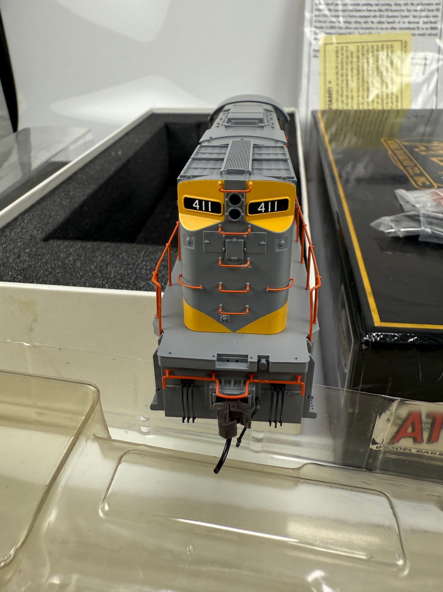 Atlas master gold HO 10000 Lehigh Valley 411 C420 PH1 Locomotive w/ DCC & Sound