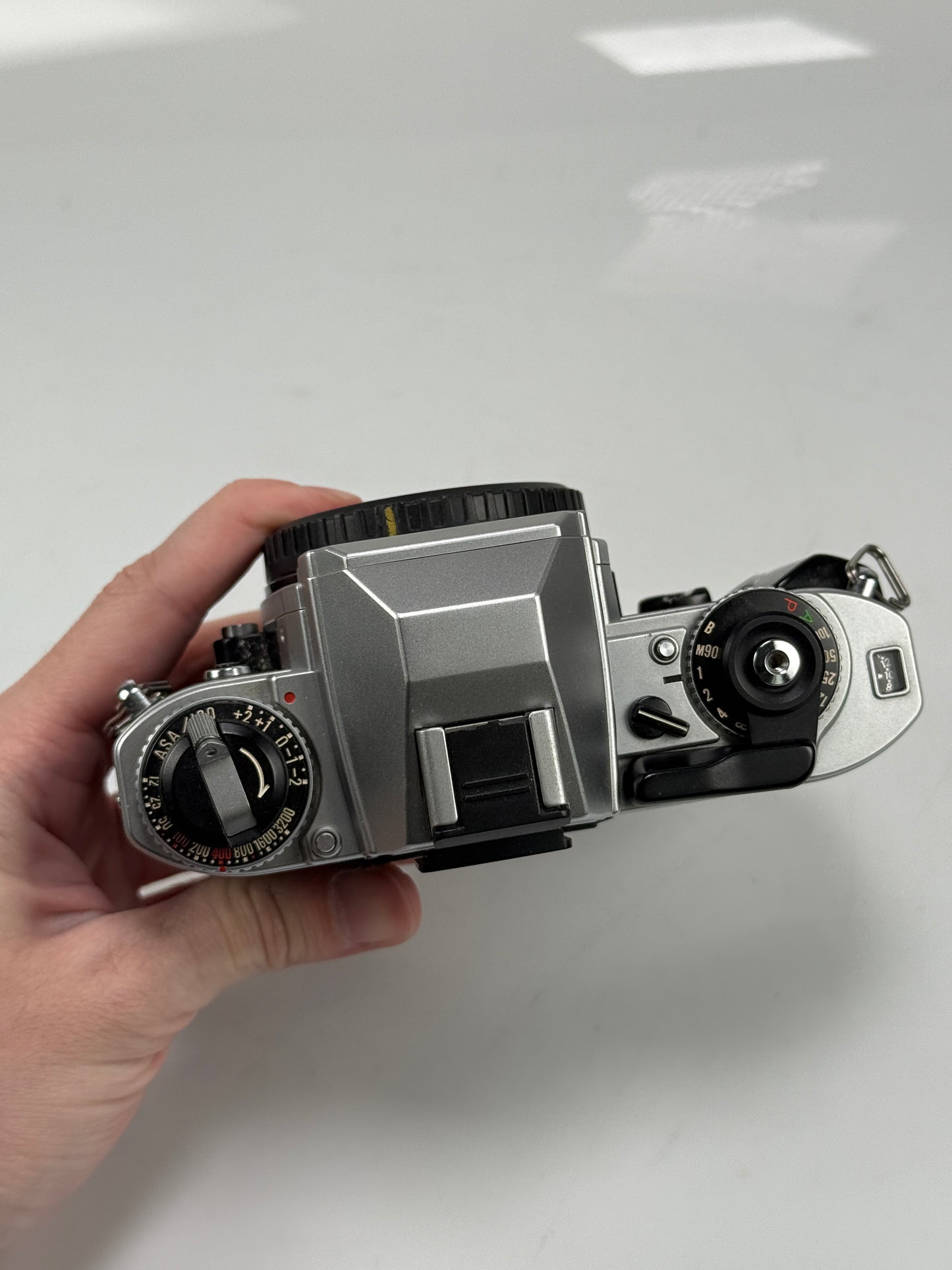 Nikon FG SLR Film Camera Body Chrome with grip