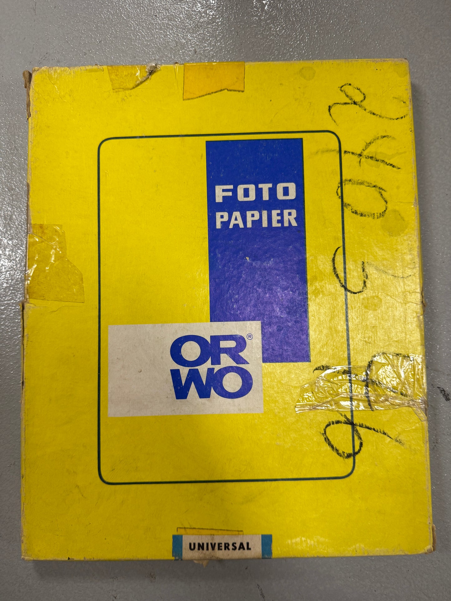 Orwo foto photo paper BH1 glossy single weight fiber paper 10x12