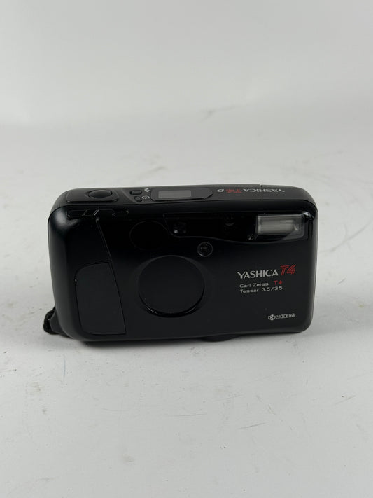 Yashica T4D T* Carl Zeiss 35mm F3.5 Len Camera black