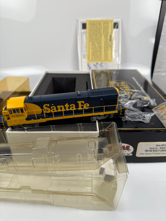 ATLAS HO 8120 MASTER GOLD GE B23-7 SANTA FE # 6360 w/ DCC & Sound locomotive