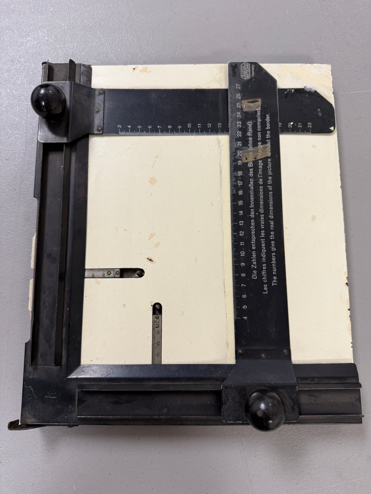 Leitz Wetzlar Leica Enlarger Easel Metal 22x27cm