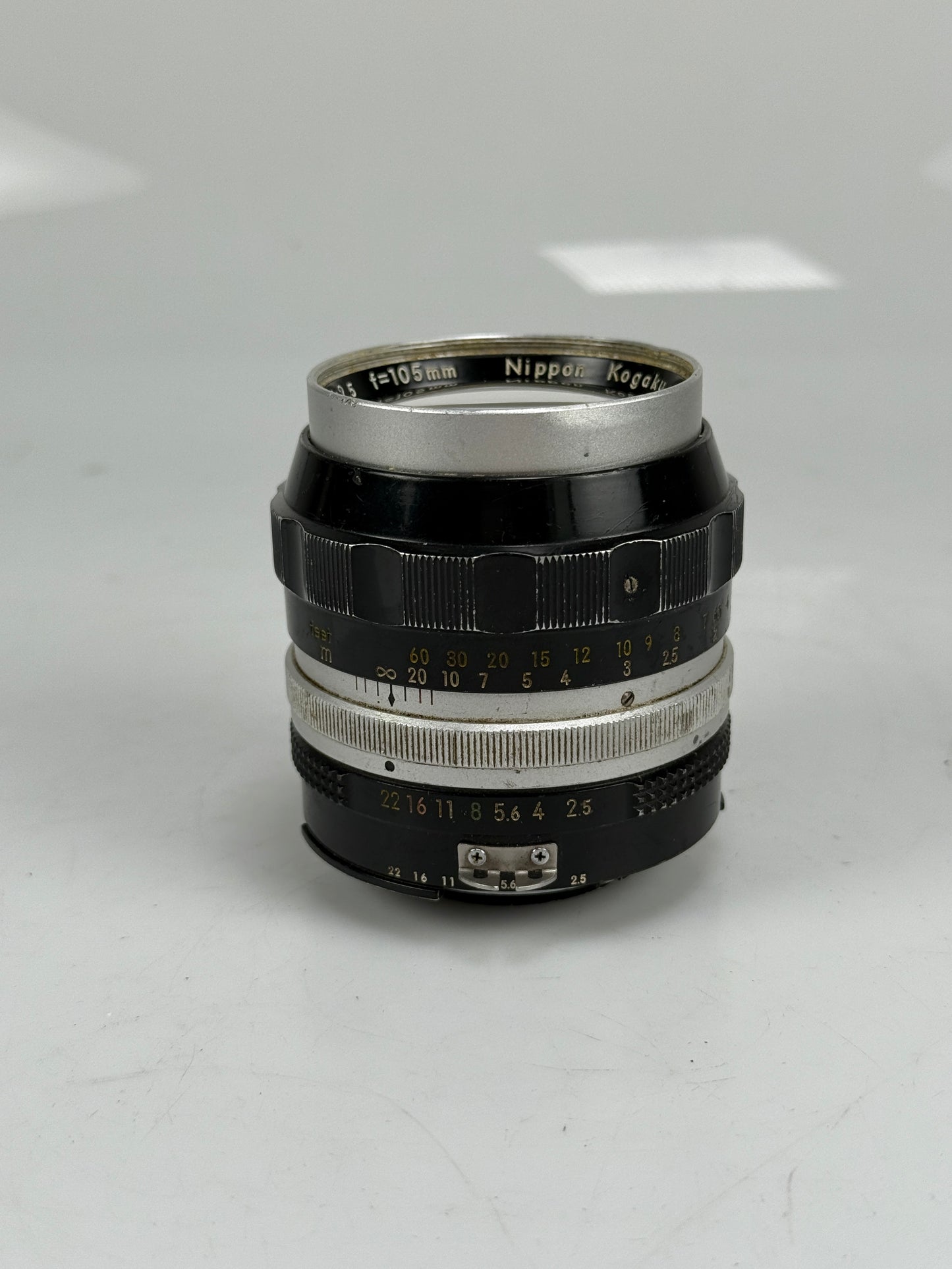 Nikon Nikkor 105mm f2.5 Ai Ai’d Prime Manual Focus Portrait Lens