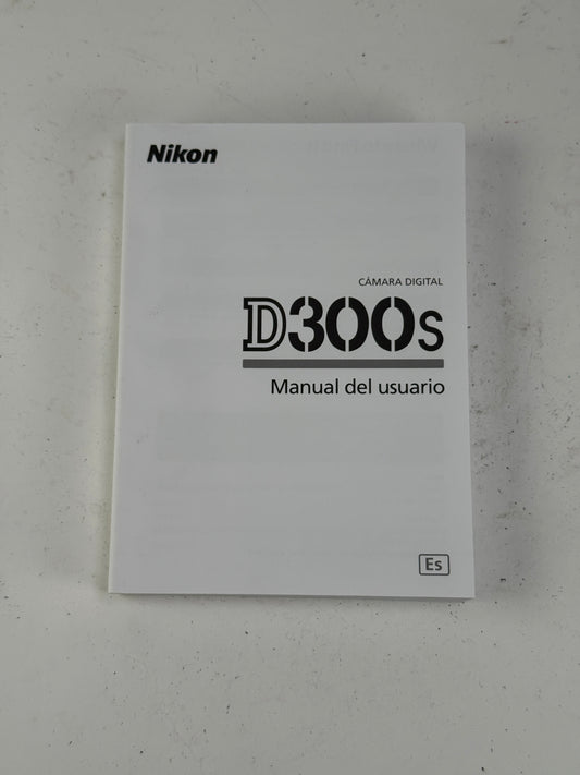 Nikon D300s Instruction Owners Manual Book Spanish