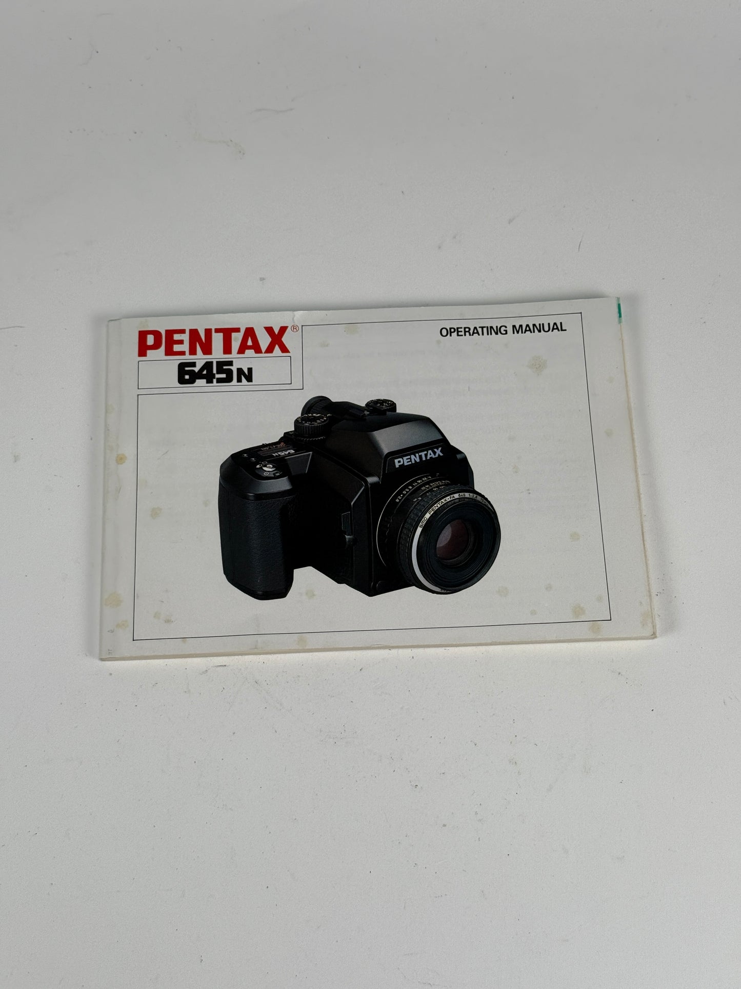 Pentax 645N Camera Instruction Manual