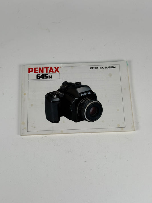 Pentax 645N Camera Instruction Manual