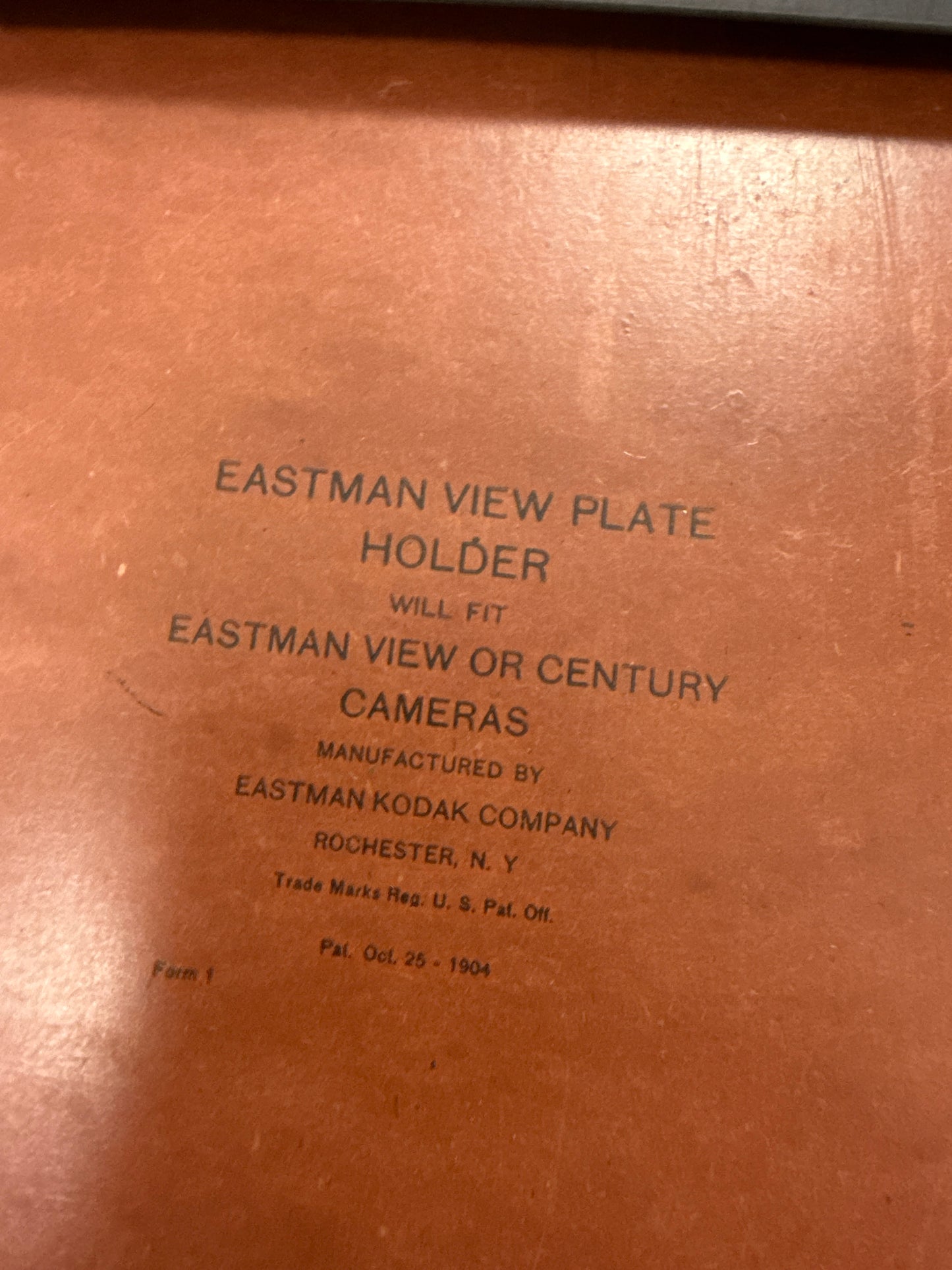 11x14 Wooden Large Format Plate/Film Holder Vintage RARE Kodak Eastman View