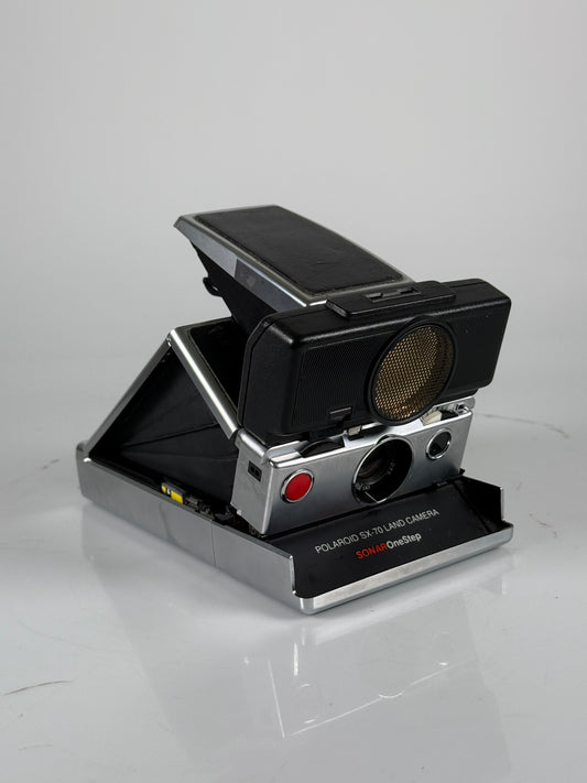 Polaroid SX-70 Land Camera Sonar One-Step Autofocus Instant Camera Black